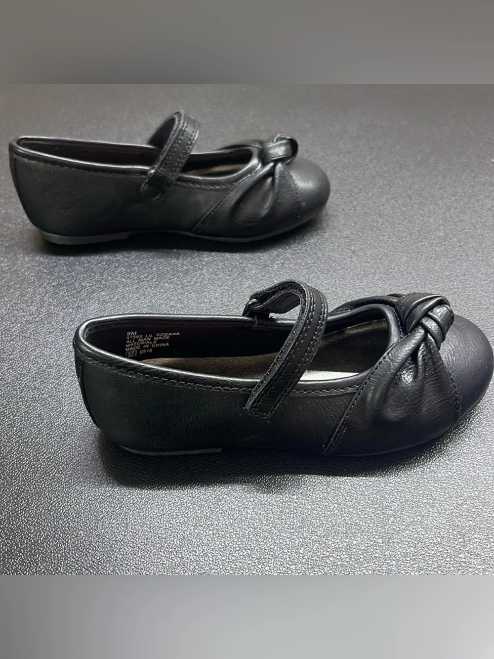 Rachel Shoes Flat black Stride Rite casual-dress shoes toddler size 8